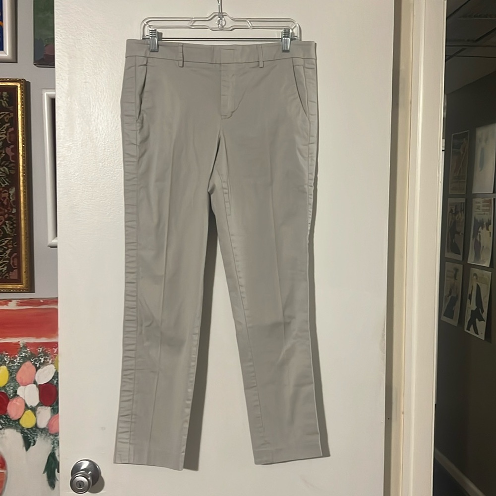 Vince flat front khaki pants